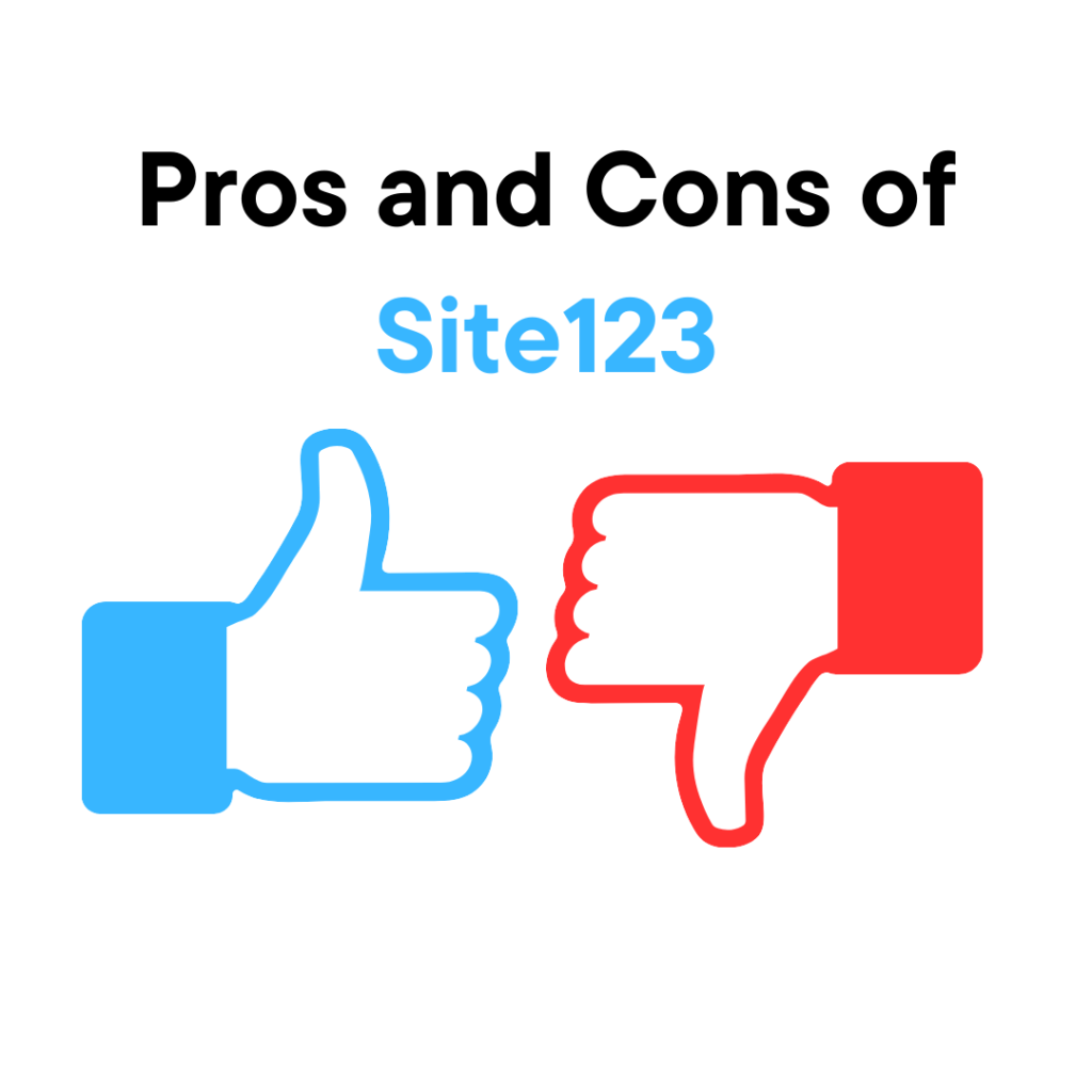 Site123 Review.PROS AND CONS
